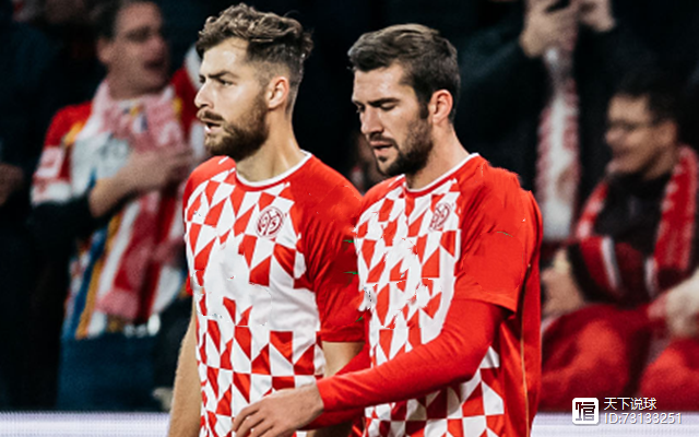 关于美因茨主场平局，积分榜上升一位的信息