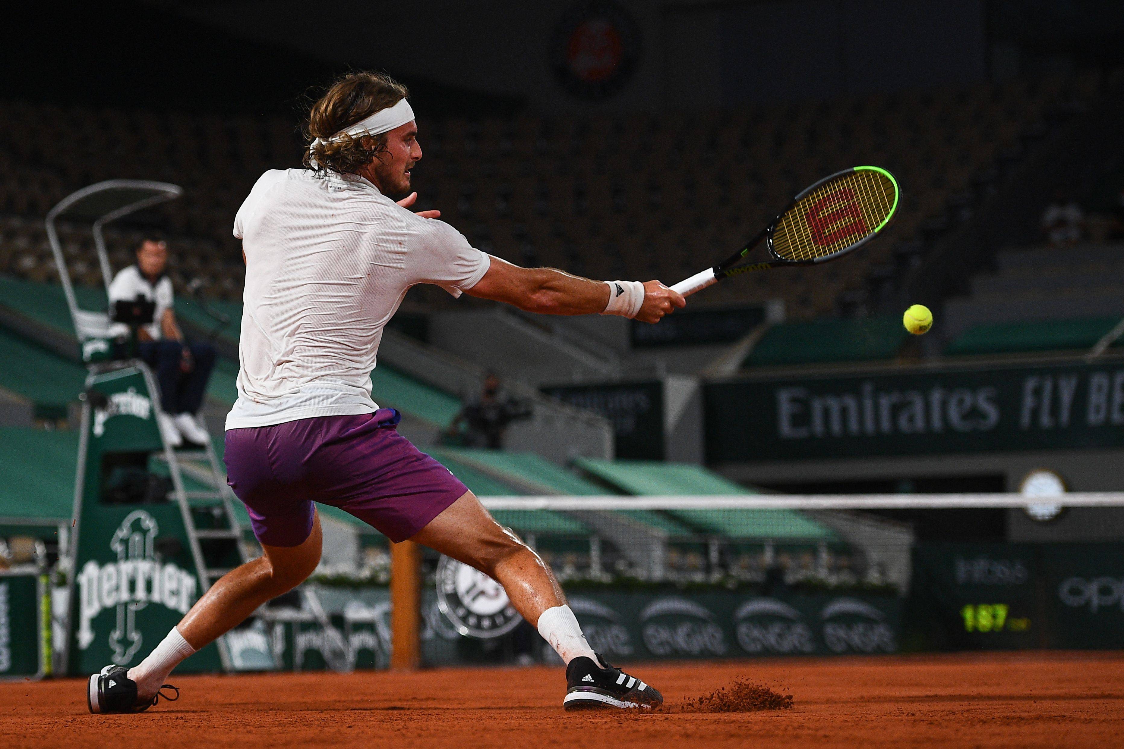 法网力克美网，西西帕斯统治全场